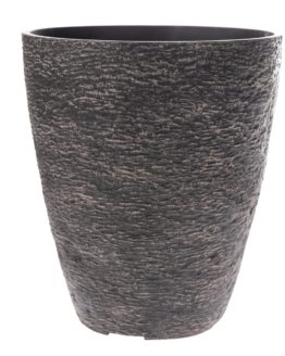 Plastovy-obal-na-kvetinac-Ladrido-tmavosiva-22-x-26-cm