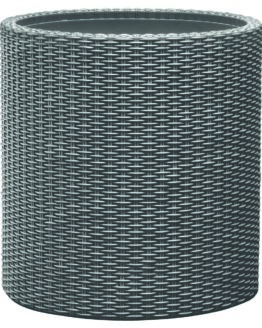 Keter-Obal-na-kvetinac-Cylinder-Planter-S-siva-7-l-28-x-28-x-283-cm
