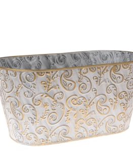 Kovovy-obal-na-kvetinac-Gold-wawe-29-x-16-cm