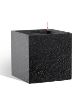 Flower-Lover-Samozavlazovaci-kvetinac-Cubico-Stone-antracit-27-cm