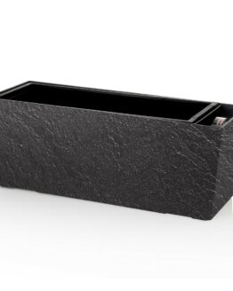 Flower-Lover-Samozavlazovaci-kvetinac-Supreme-Stone-antracit-50-cm