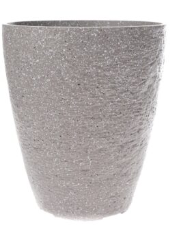 Plastovy-obal-na-kvetinac-Ladrido-svetlosiva-22-x-26-cm