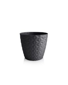 Crystal-matt-recyklovany-kvetinac-30-cm-antracit