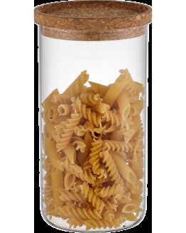 4Home-Sklenena-doza-na-potraviny-s-vekom-Cork-1000-ml
